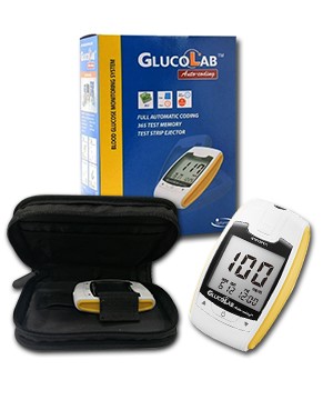 GLUCOLAB Blood Glucose Test Meter