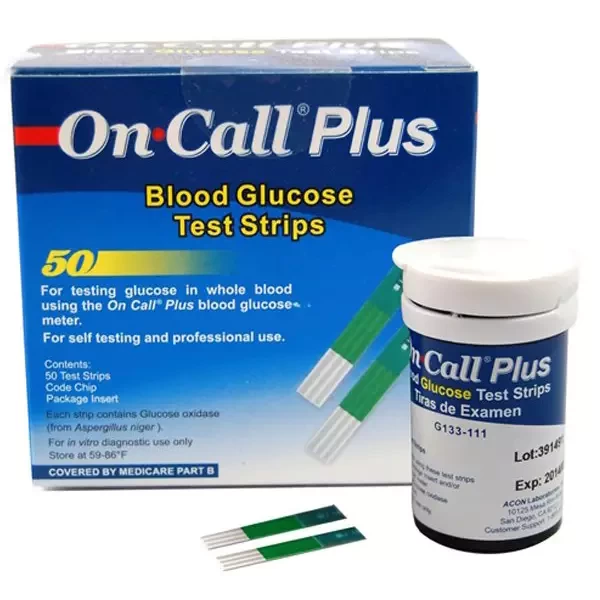 On Call Plus Blood Glucose Meter Test Strip 50pcs