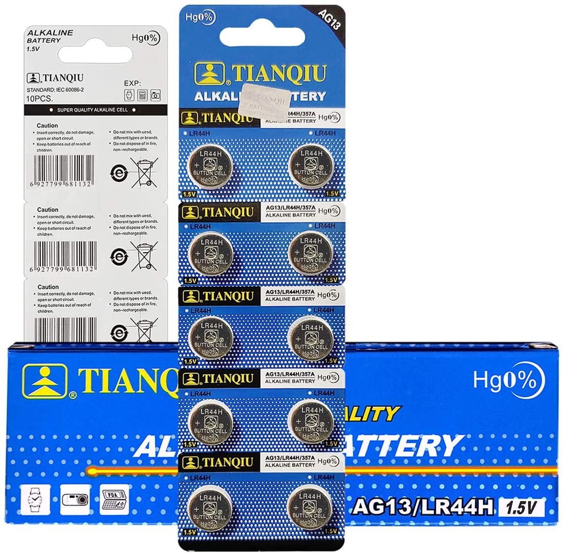 AG13/Lr44 Alkaline Button Cell Dry Battery 1PATA (10PCS)
